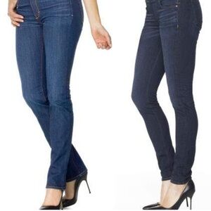 SPANX Blue Skinny 360 Degree shaping Jeans for Women